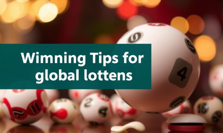 全球彩券中獎秘訣分享