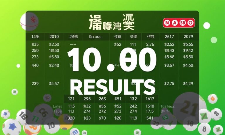 台灣大樂透最新開獎結果