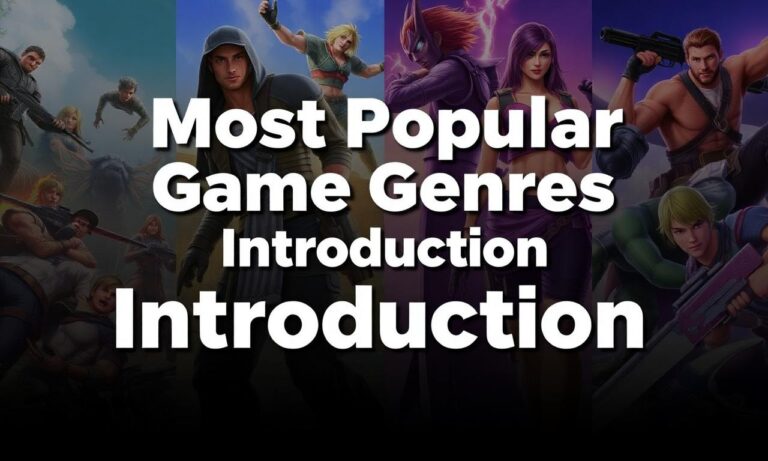 最受歡迎的遊戲類型介紹