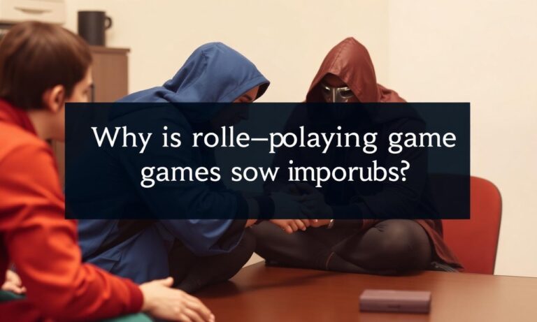 為什麼遊戲中的角色扮演對我們如此重要？